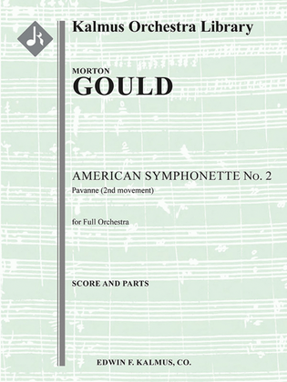Book cover for American Symphonette No. 2: Pavanne (2nd Movement)