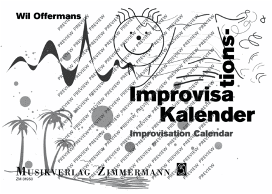 Improvisation Calendar Score scores gallery preview page 2