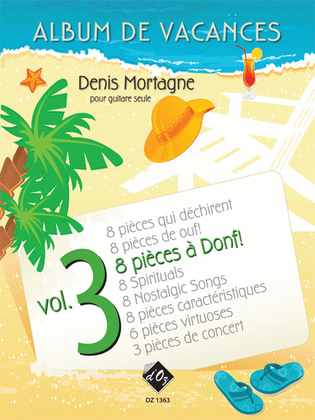 Book cover for Album de vacances, vol. 3 / 8 pièces à donf