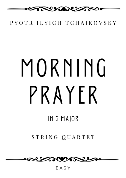 Tchaikovsky - Morning Prayer in G Major - Easy image number null