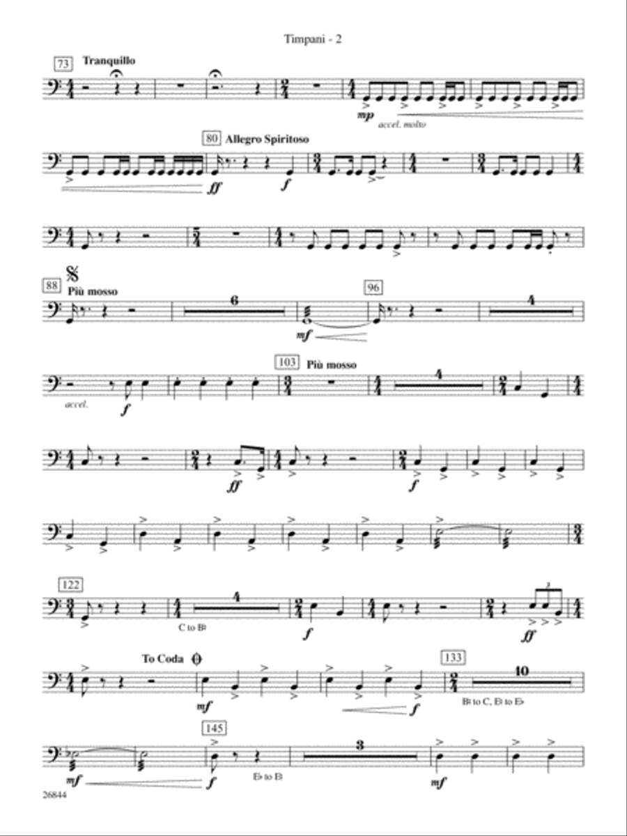 Foundation: Timpani Foundation: Timpani Concert Band scores gallery preview page 2