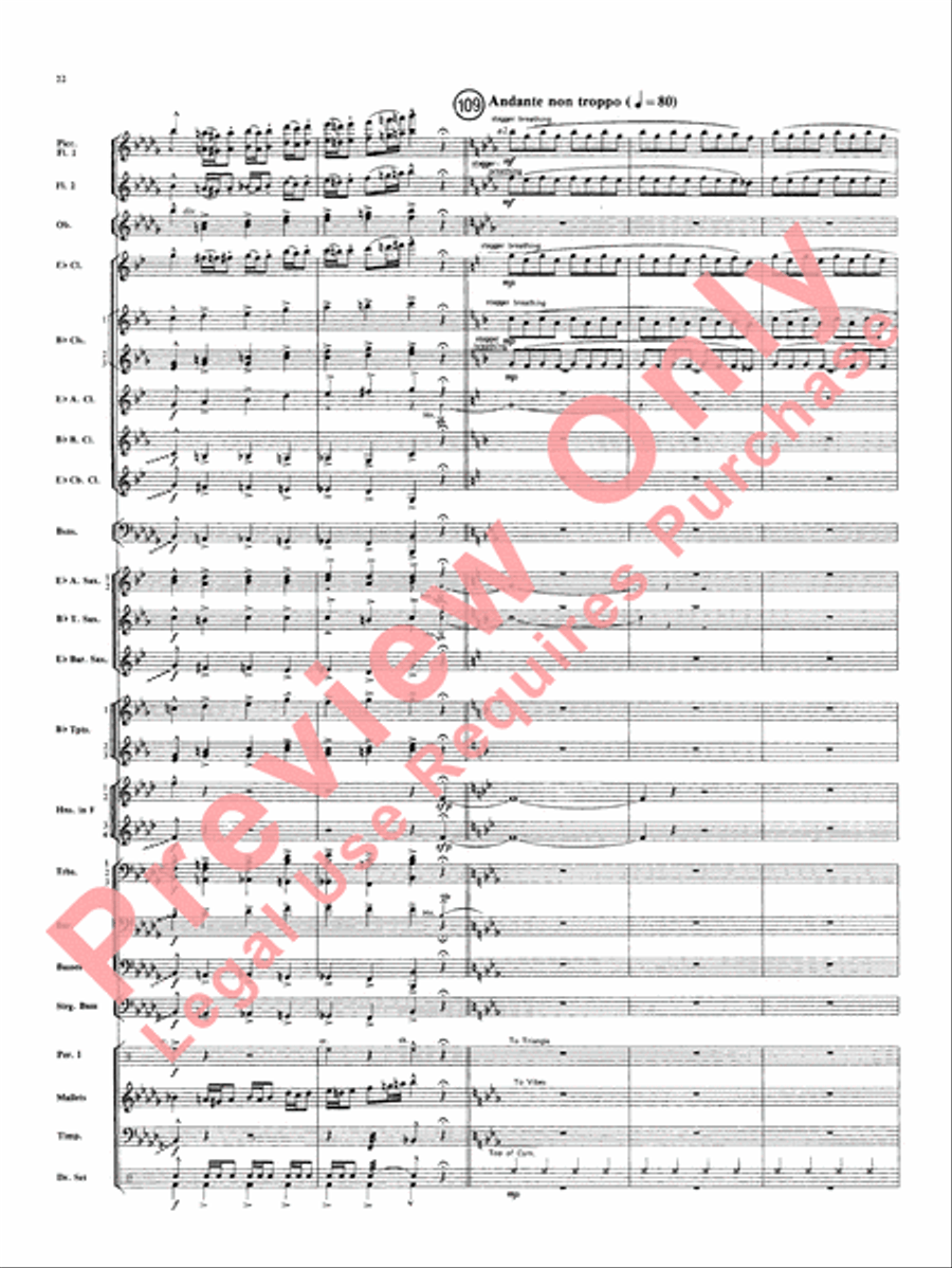 Superman Superman Concert Band scores gallery preview page 23