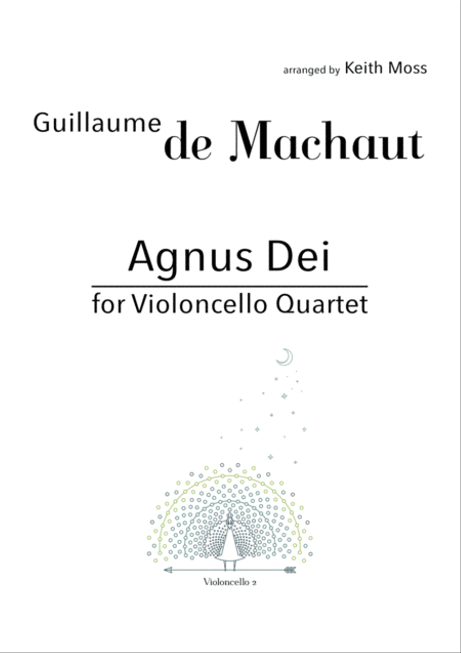 Agnus Dei - from La Messe de Nostre Dame String Quartet scores gallery preview page 4