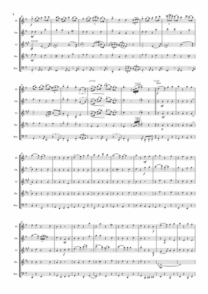 Lochardil Dances (Wind Quintet) - Score image number null