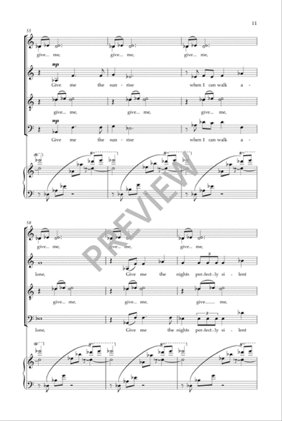 Sunrise 4-Part scores gallery preview page 12