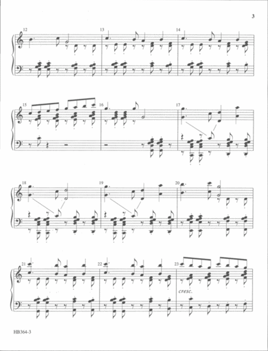 Una Danza Alegre - A Joyous Dance 5-Octaves scores gallery preview page 3