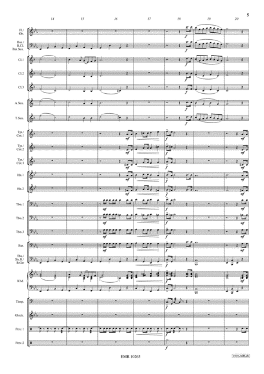 Martial Prelude Concert Band scores gallery preview page 6