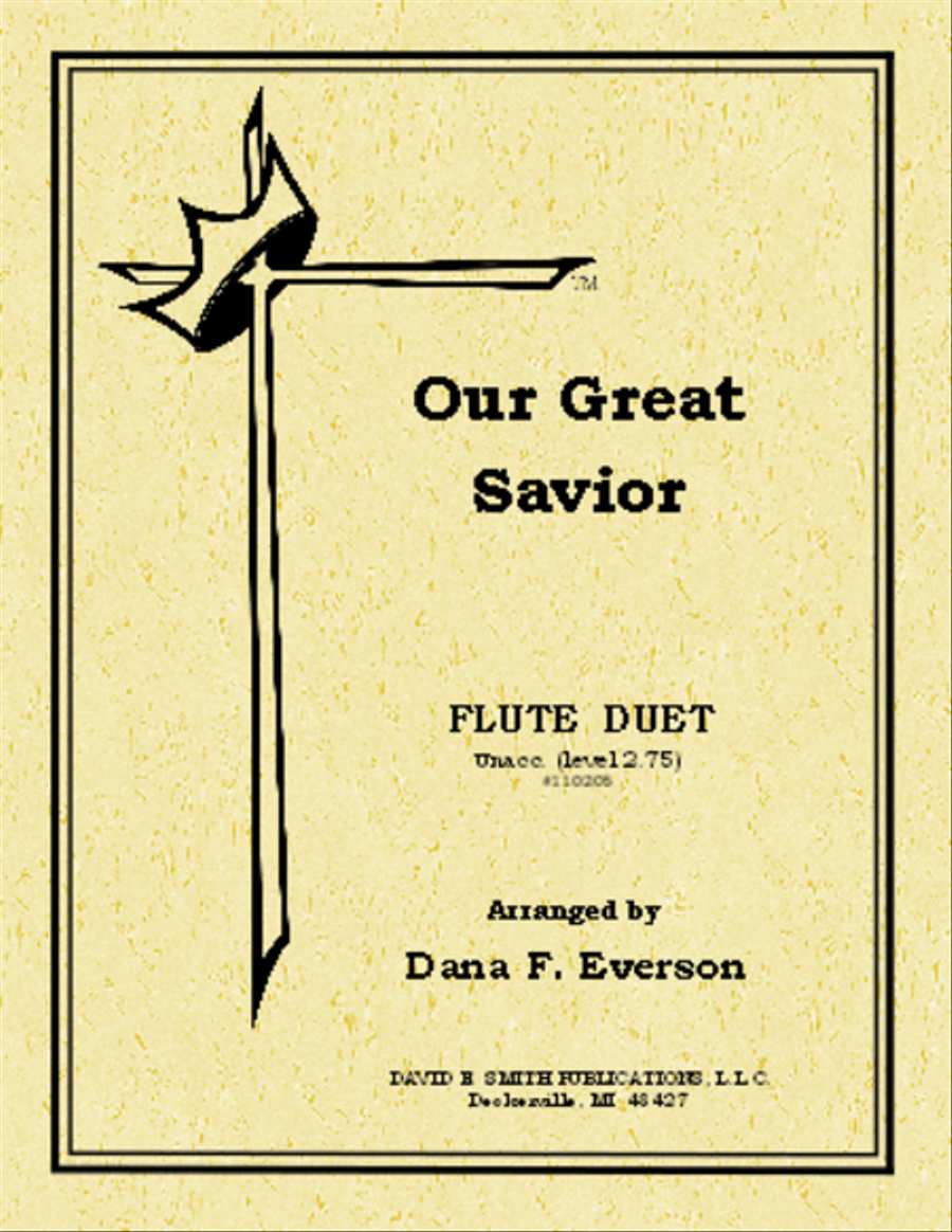 Our Great Savior (unacc) Our Great Savior (unacc) Woodwind Duet scores gallery preview page 1