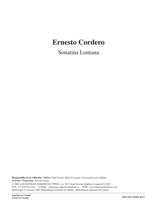 Book cover for Sonatina Lontana
