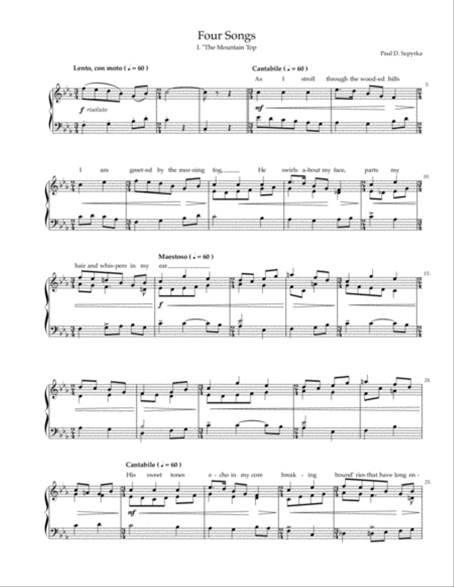 The Mountain Top The Mountain Top Small Ensemble scores gallery preview page 1