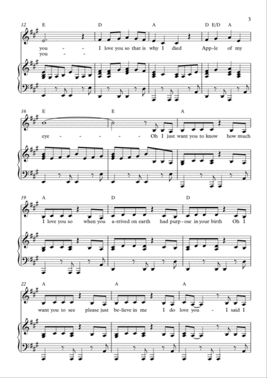 I Love You Voice scores gallery preview page 3