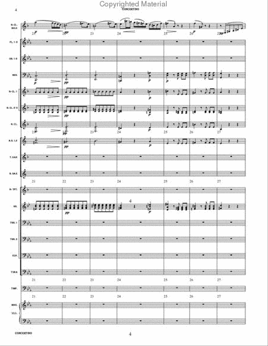 Concertino, Op. 26 Concertino, Op. 26 Concert Band scores gallery preview page 5