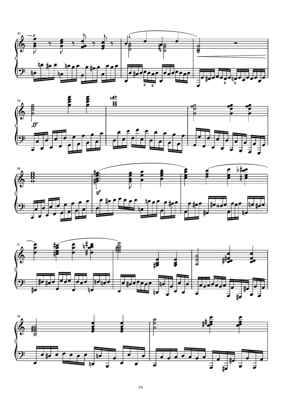 Czerny Op.740 No.8 Piano Solo scores gallery preview page 3