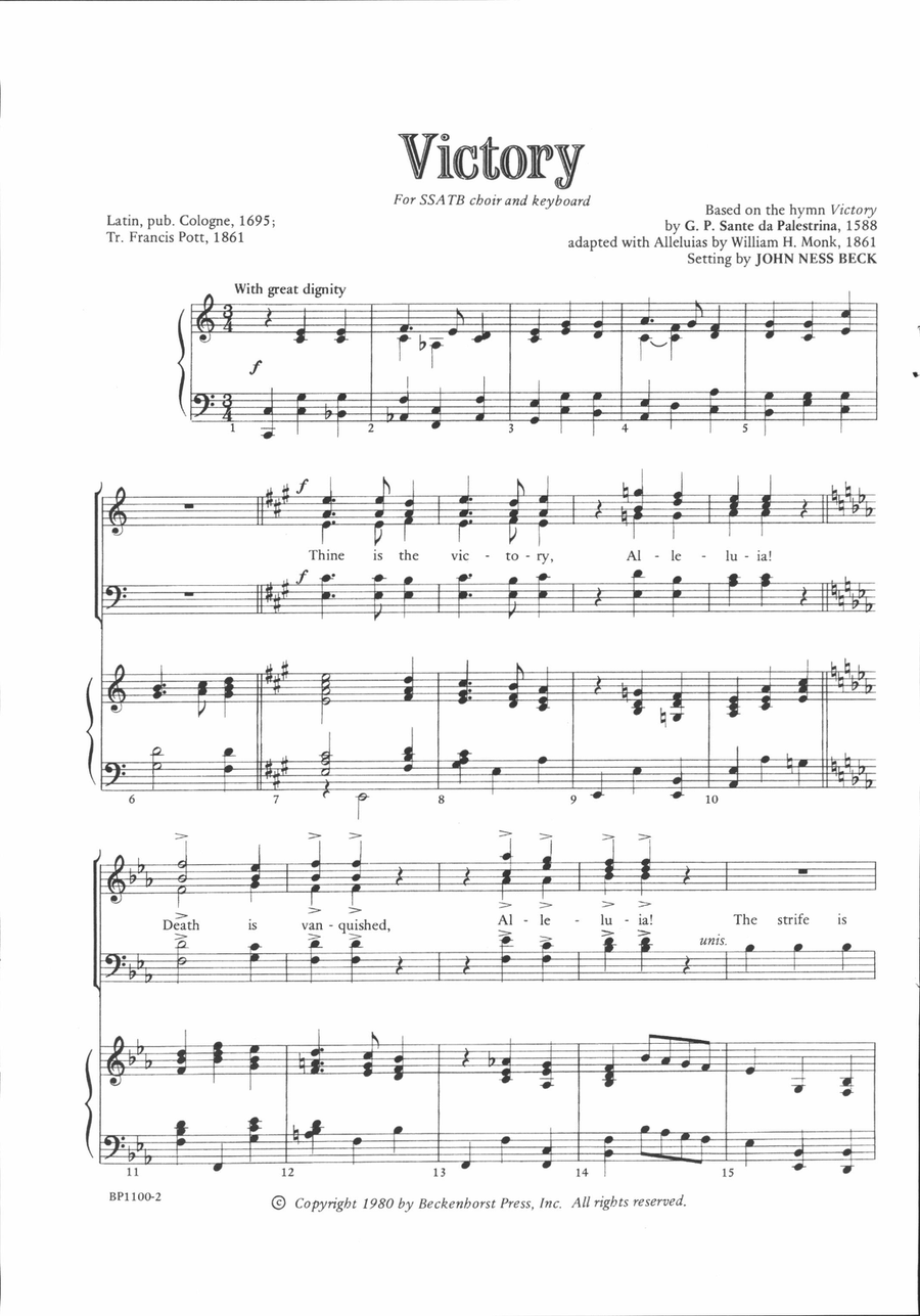 Victory 4-Part scores gallery preview page 2