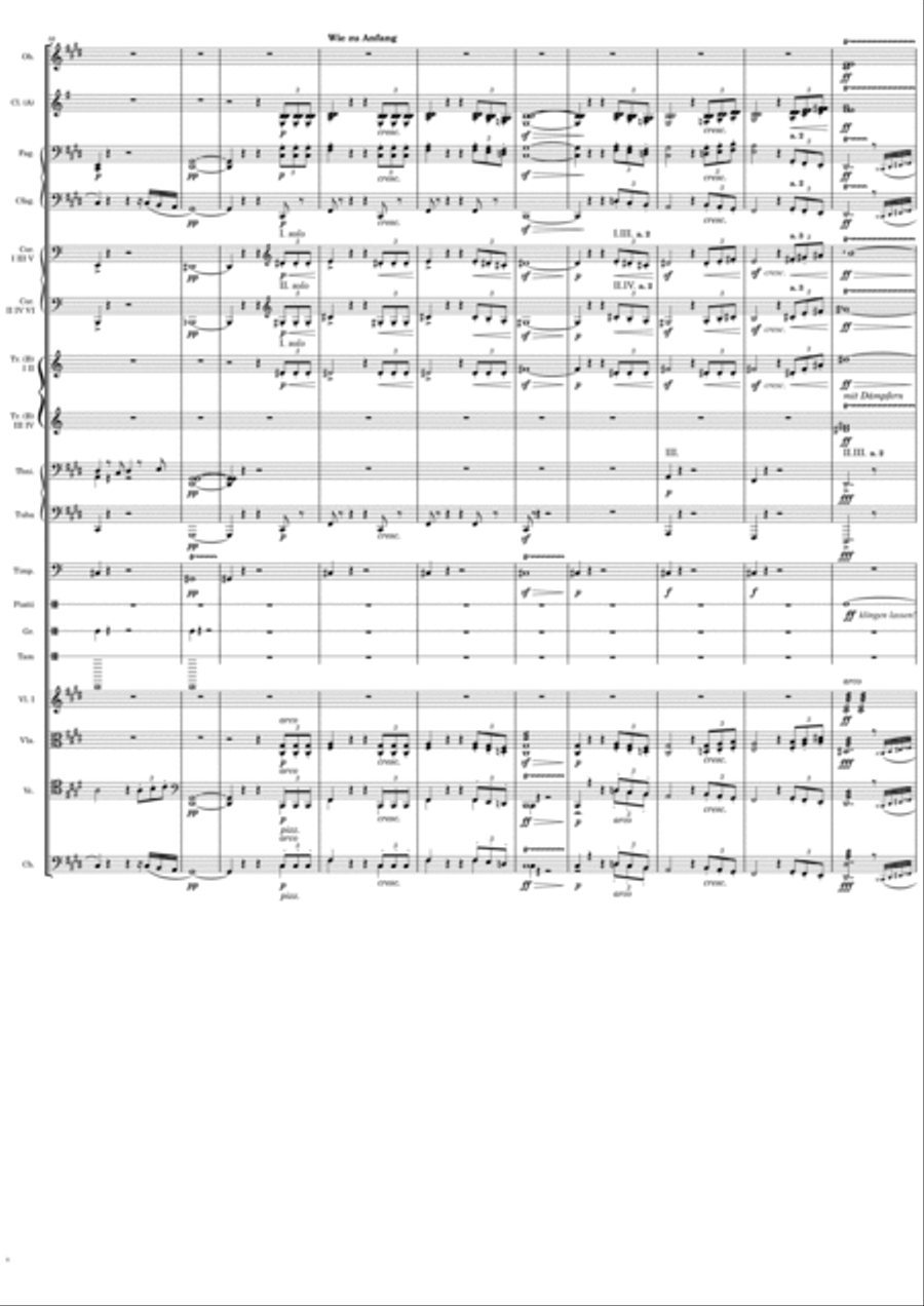 Symphony No. 5 (1st Movement) Full Orchestra scores gallery preview page 6