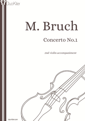 Bruch - Violin Concerto No. 1 in G minor (2nd violin accompaniment)