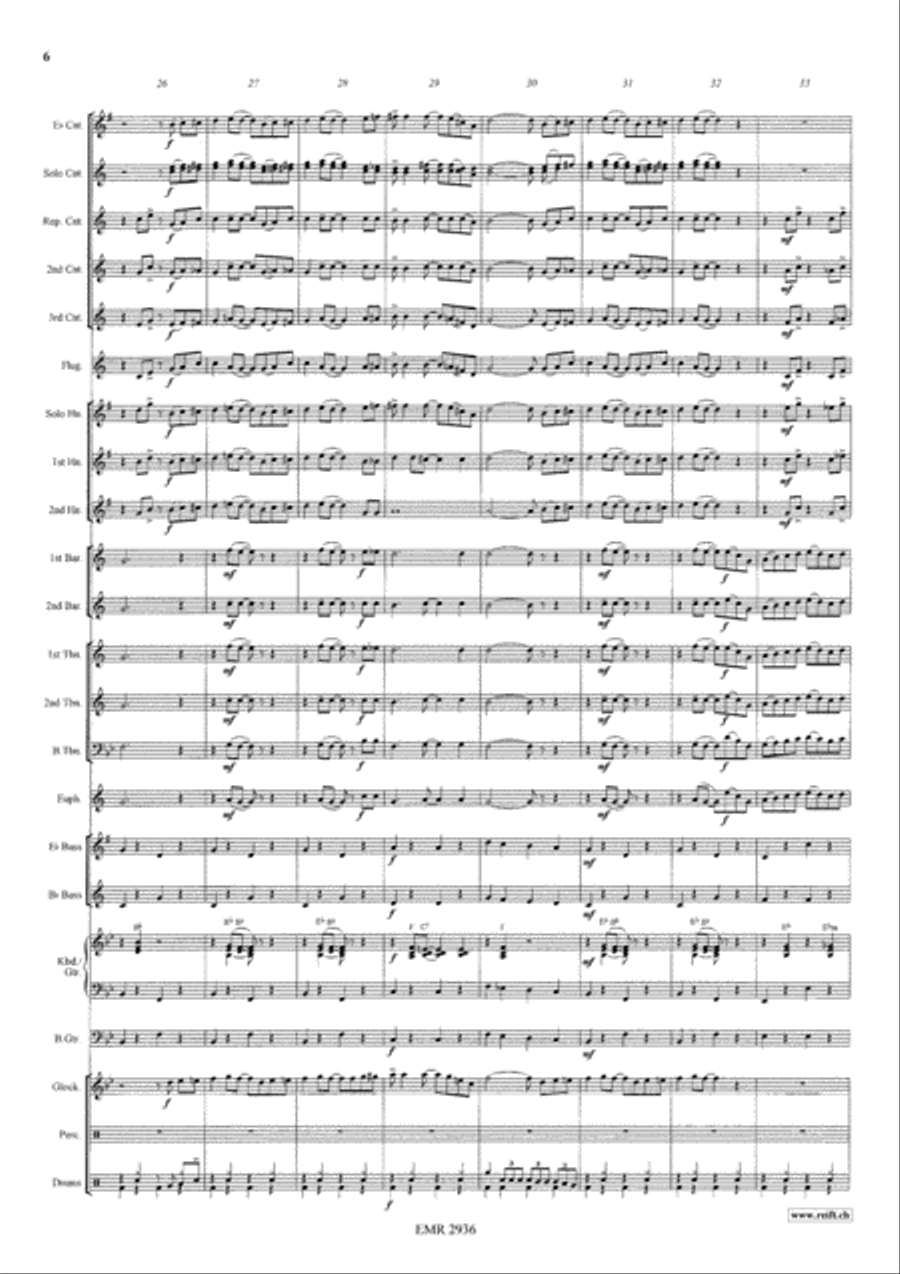 The Entertainer Brass Band scores gallery preview page 7