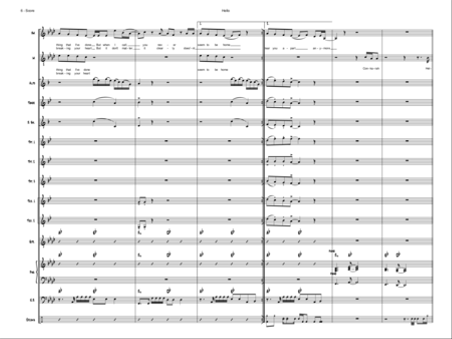 Hello Hello Jazz Ensemble scores gallery preview page 6