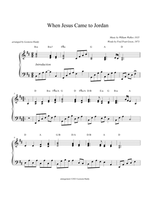 When Jesus Came to Jordan