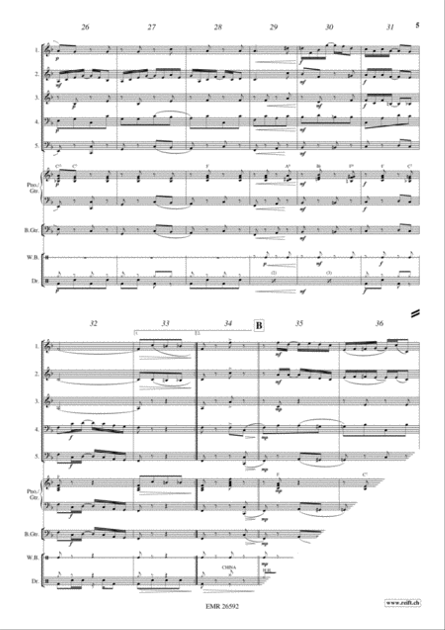 Frog Legs Rag Frog Legs Rag Woodwind Quintet scores gallery preview page 5