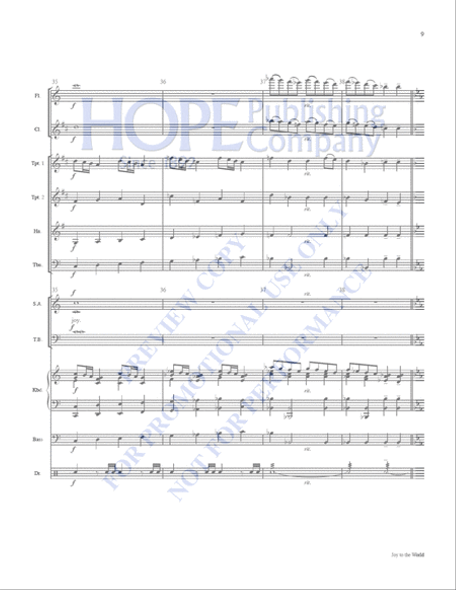 Joy to the World: A Celebration of Carols Clarinet scores gallery preview page 10