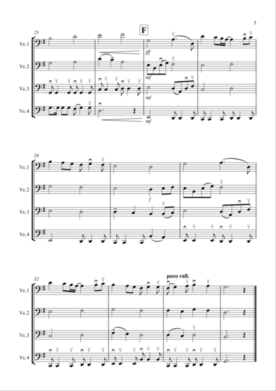 My Heart Will Go On (Love Theme from Titanic) Cello Solo scores gallery preview page 3