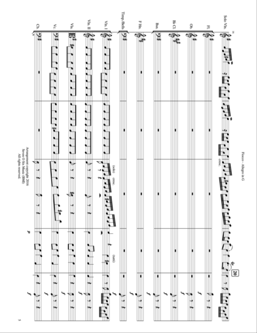Fiocco - Allegro in G image number null