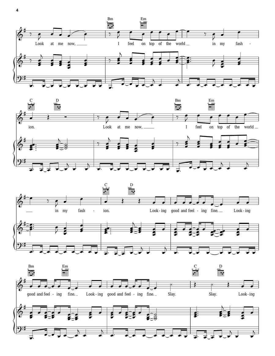 Fashion! Acoustic Guitar scores gallery preview page 4