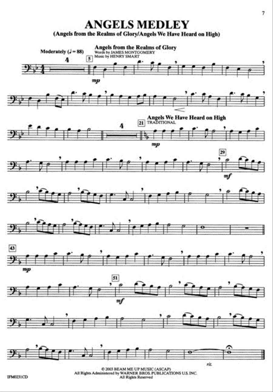 Christmas Instrumental Solos - Trombone (Book & CD) Trombone Solo scores gallery preview page 2