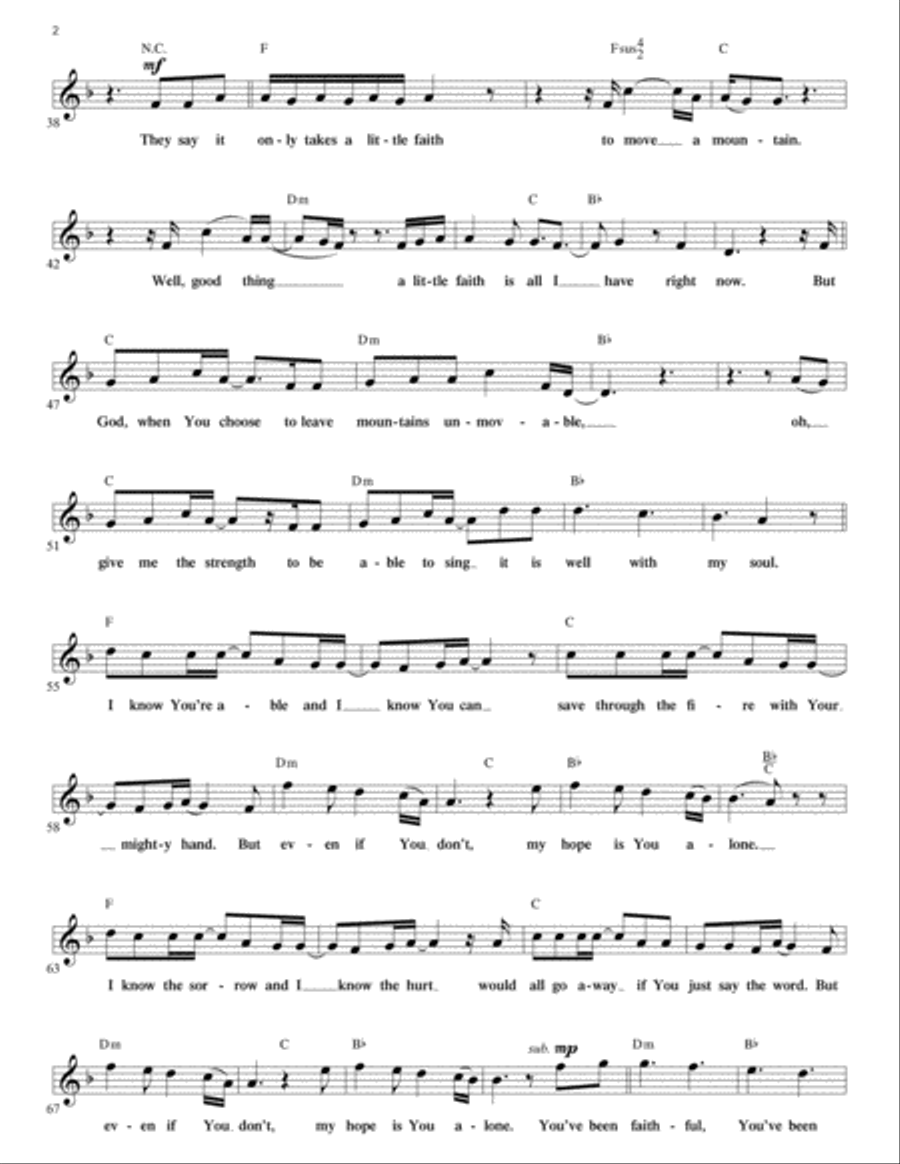 Even If Piano scores gallery preview page 2