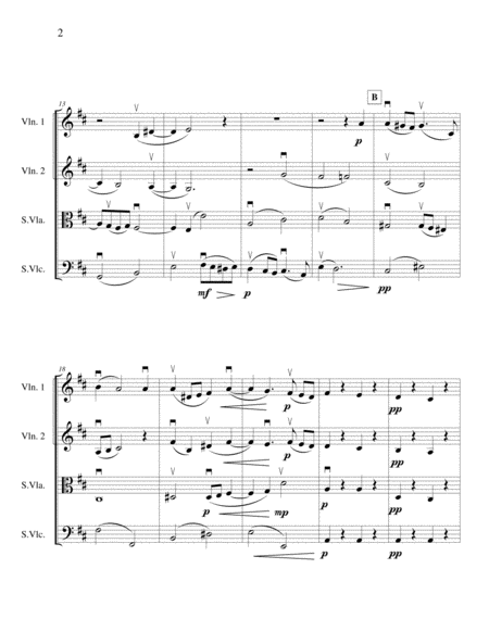 Getsemani For String Quartet