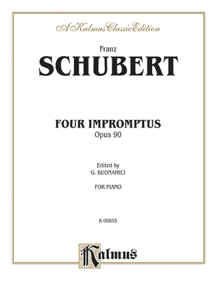 Book cover for Four Impromptus, Op. 90