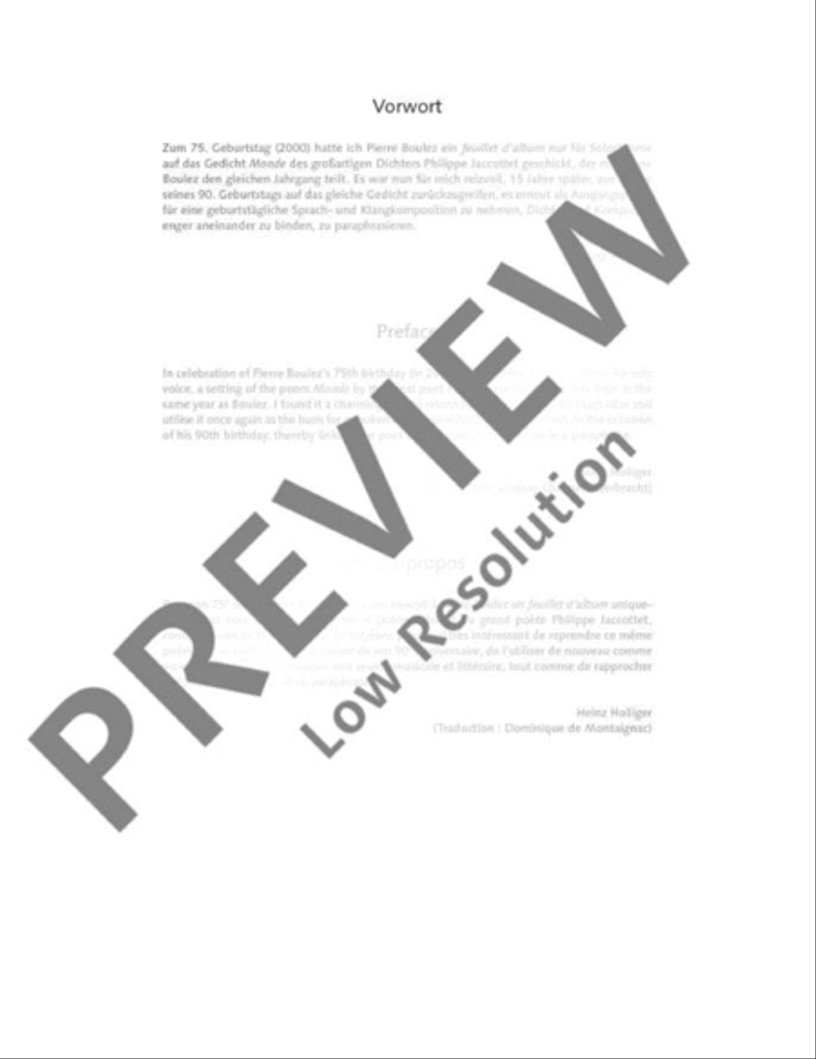 À plume éperdue English Horn scores gallery preview page 6