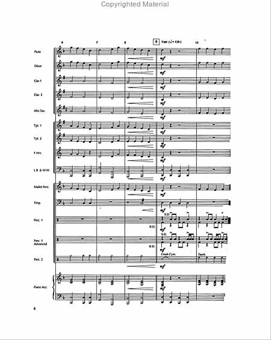 Endeavor Concert Band scores gallery preview page 3