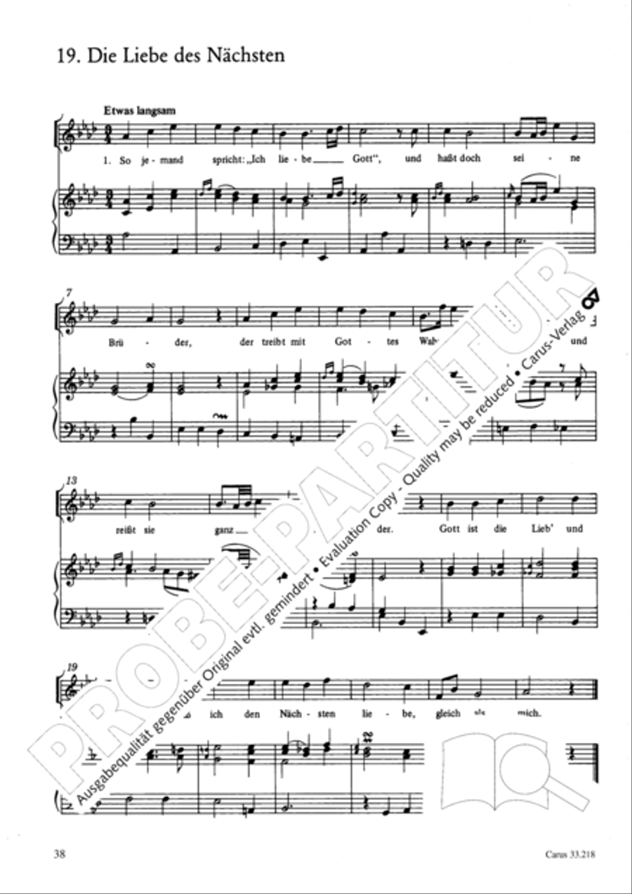 Geistliche Oden und Lieder (Gellert) Collection / Songbook scores gallery preview page 33