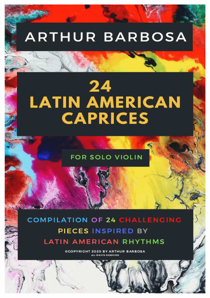 24 Latin American Caprices by Arthur Barbosa    (for solo violin) image number null
