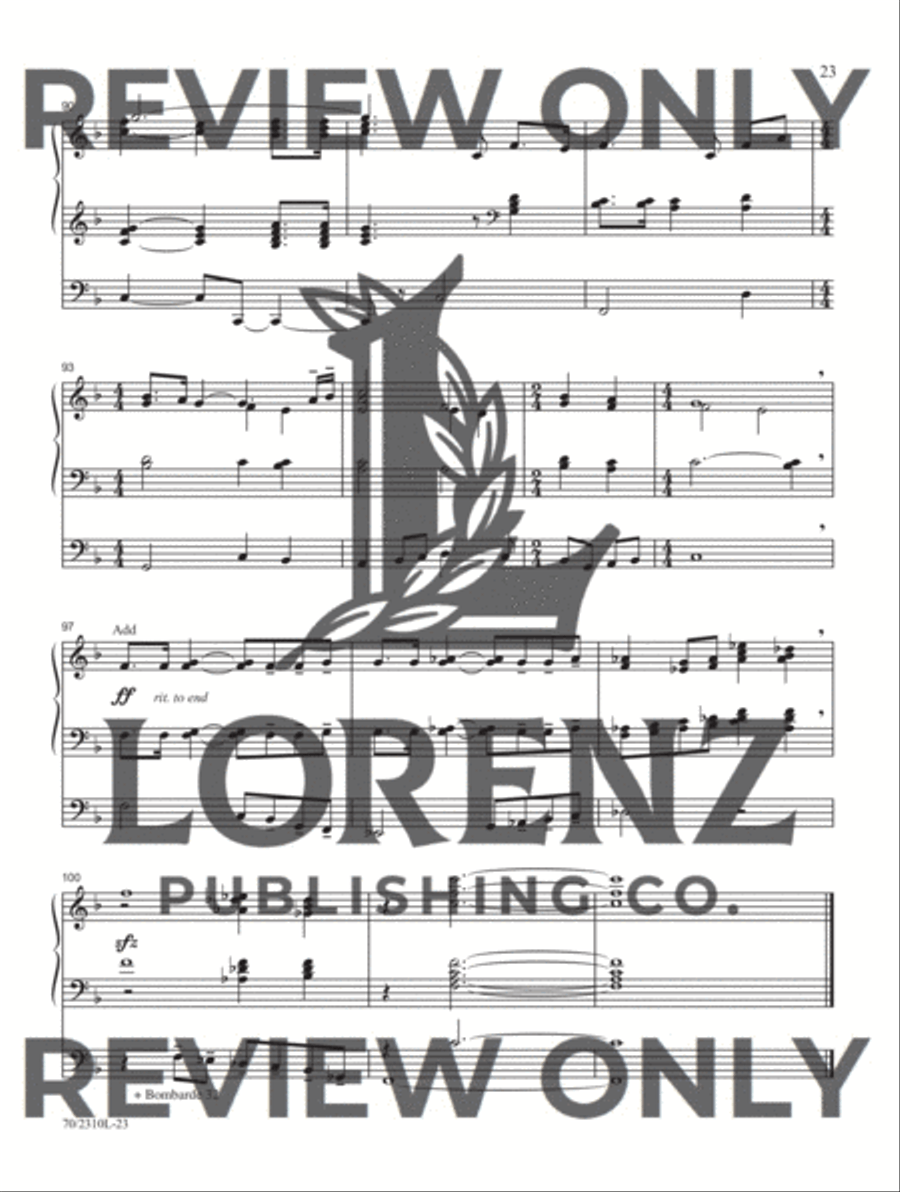 My Hope Is Found Organ Solo scores gallery preview page 13