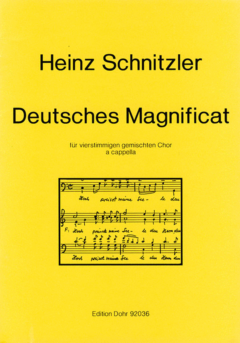Deutsches Magnificat für vierstimmigen gemischten Chor a cappella (1982)