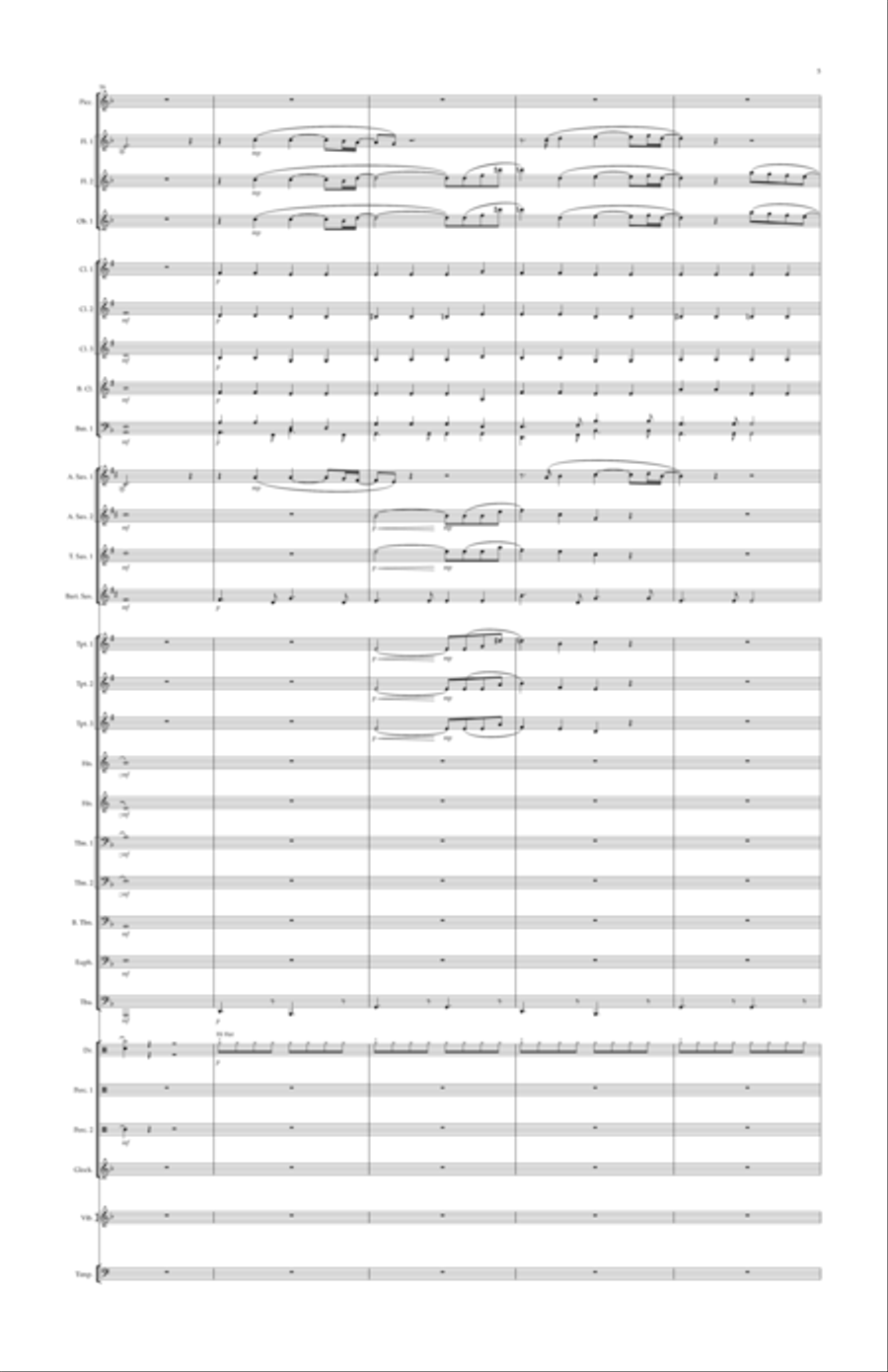 No Time To Die No Time To Die Concert Band scores gallery preview page 5