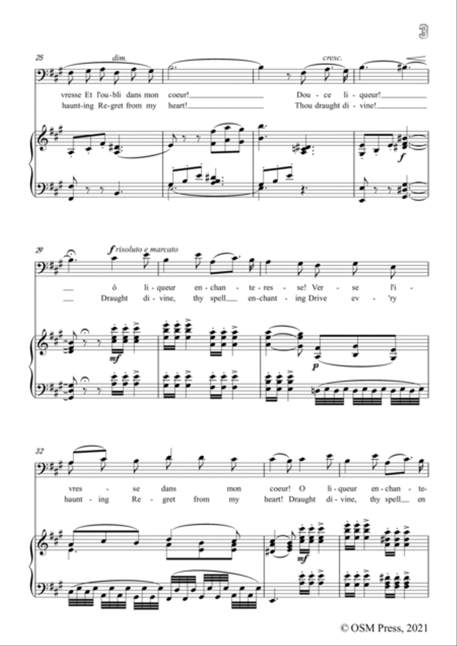 A. Thomas-O vin,dissipe le tristesse,in A Major,from Hamlet,for Voice and Piano Voice Solo scores gallery preview page 5