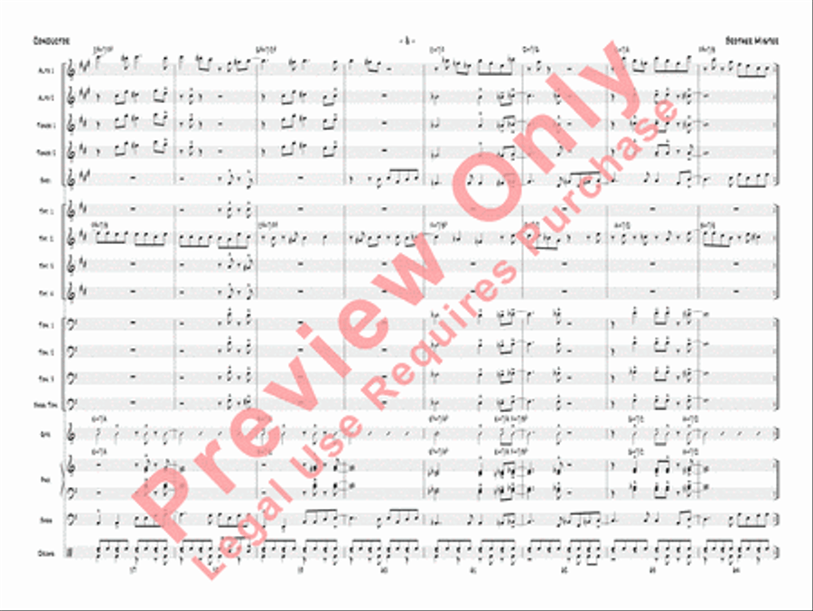 Brother Mister Jazz Ensemble scores gallery preview page 11