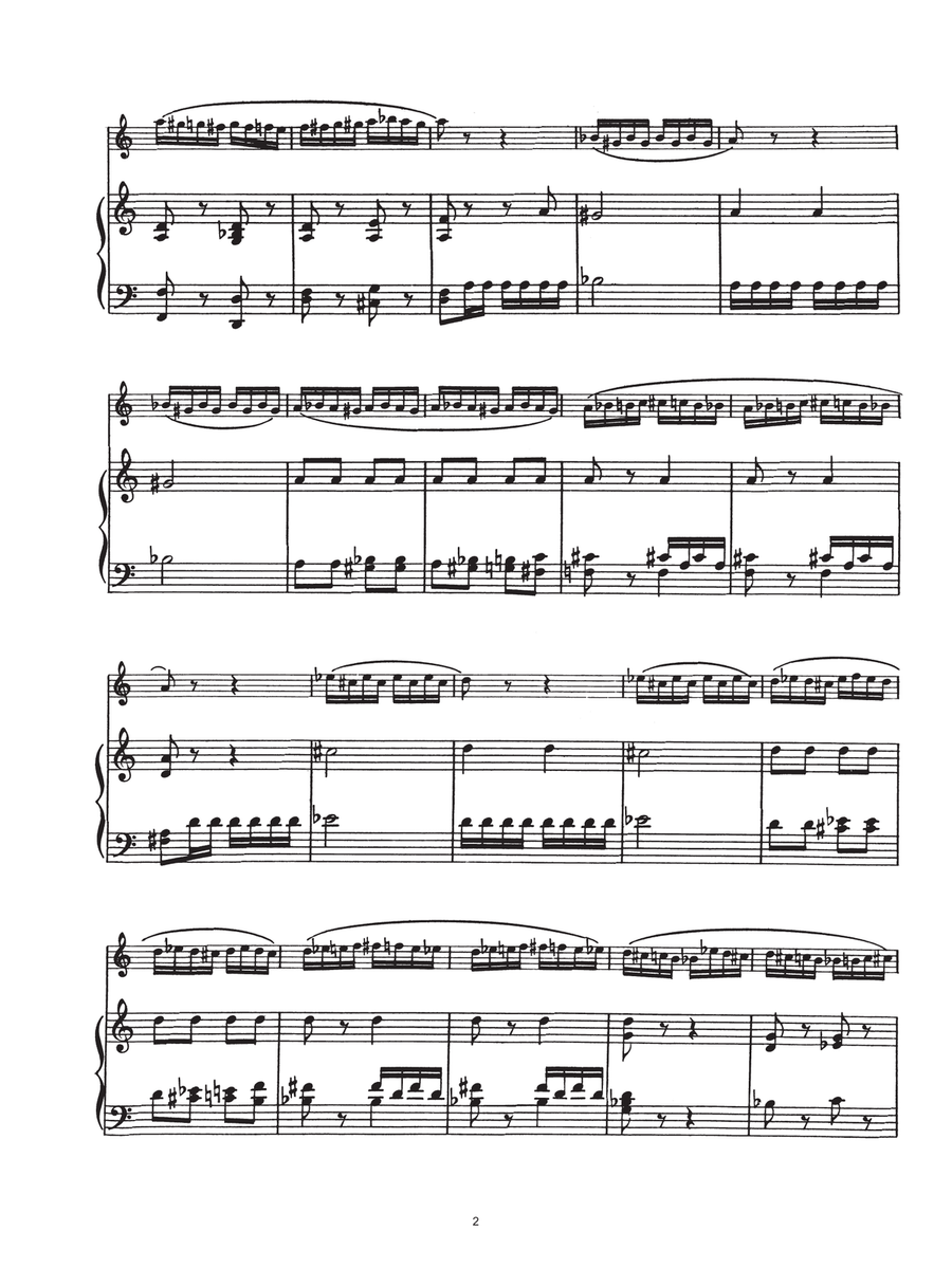 The Flight Of The Bumblebee (from The Tale Of Tsar Saltan) Flute Solo scores gallery preview page 2