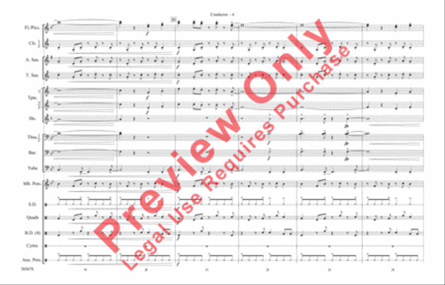 Land of Make Believe Land of Make Believe Marching Band scores gallery preview page 5