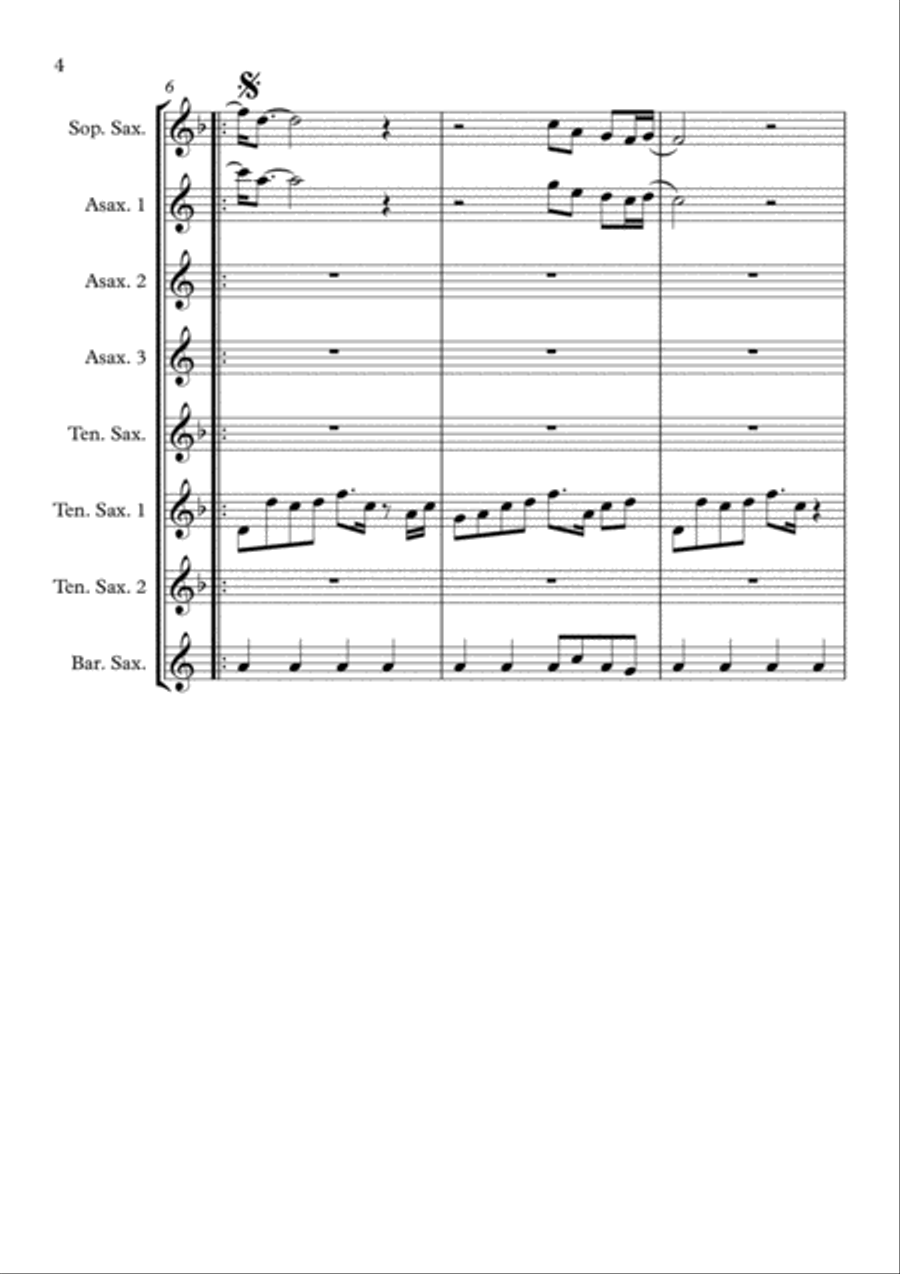 Superstition Woodwind Quintet scores gallery preview page 4