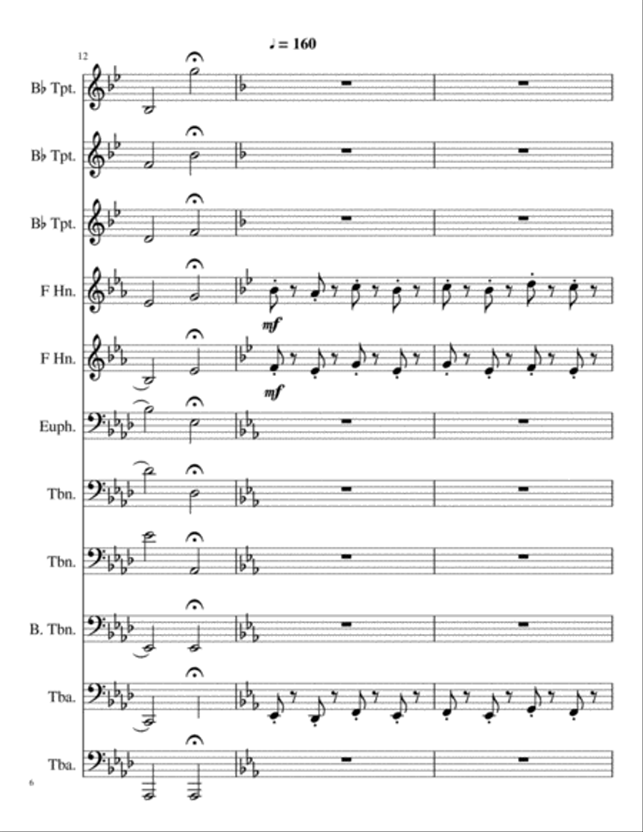 Grand Opening Grand Opening Brass Ensemble scores gallery preview page 6