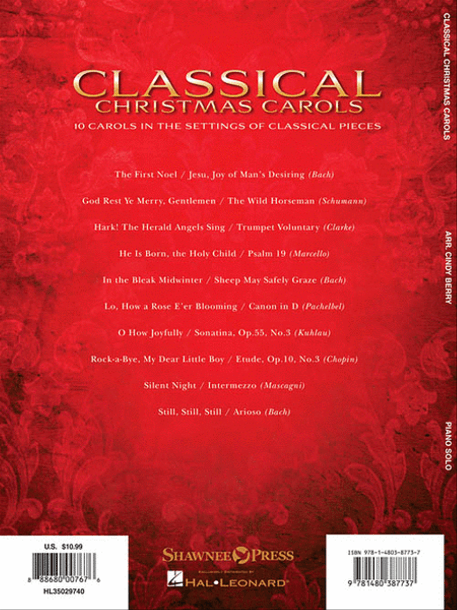 Classical Christmas Carols Piano Solo scores gallery preview page 2