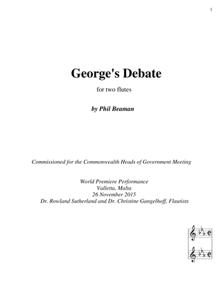 George's Debate-flute duet