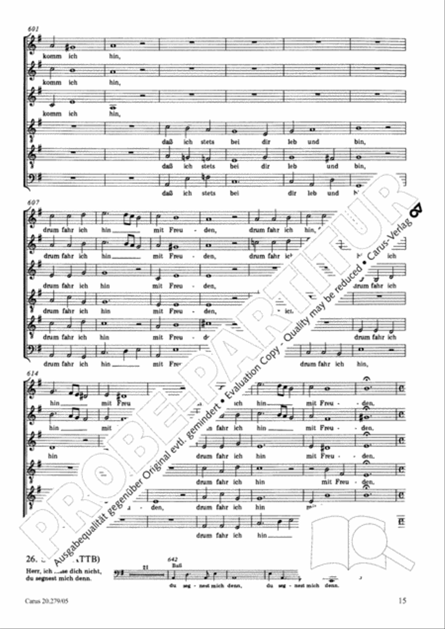 Musikalische Exequien I-III Choir scores gallery preview page 16