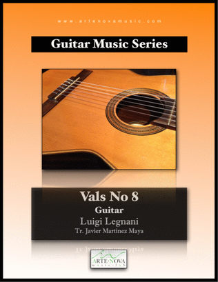 Book cover for Vals No 8 - Guitar