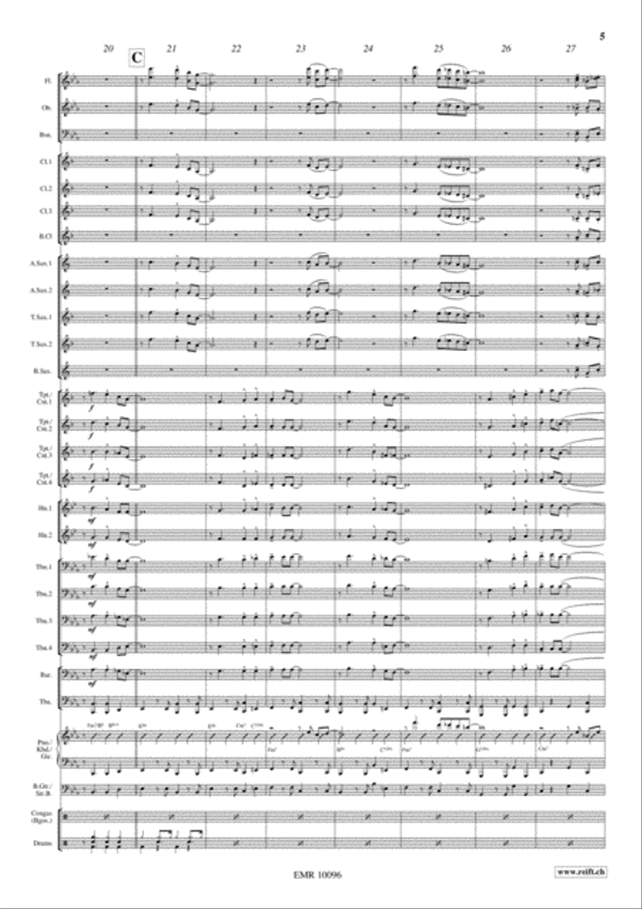 Sentimental Dreams Sentimental Dreams Concert Band scores gallery preview page 6